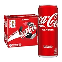 Coca-Cola Classic Soft Drink Multipack Mini Cans 6x250mL