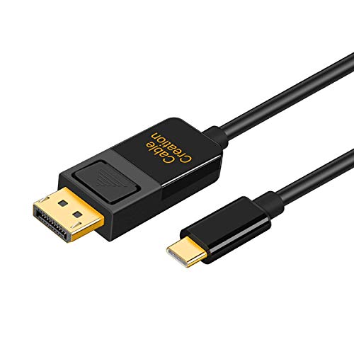 USB-C to DisplayPort,CableCreation 4K@60Hz Type C(Thunderbolt 3対応) to DisplayPortケーブルDP Alt モ...