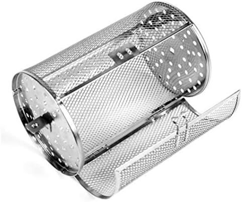 Stainless Steel Oven Roast Basket 8 Inches Rotisserie Grill Basket Electric Roasting Cage Rotating Baking Cage Grill Basket,Durable Roasting Cage