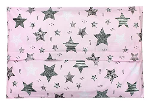 Miniatura 8 de Tuptam Fundas De Cojin Con Diseño Decorativo Para Niños Paquete De 2, Estrellas Rosa Negro, 40 X 60 Cm