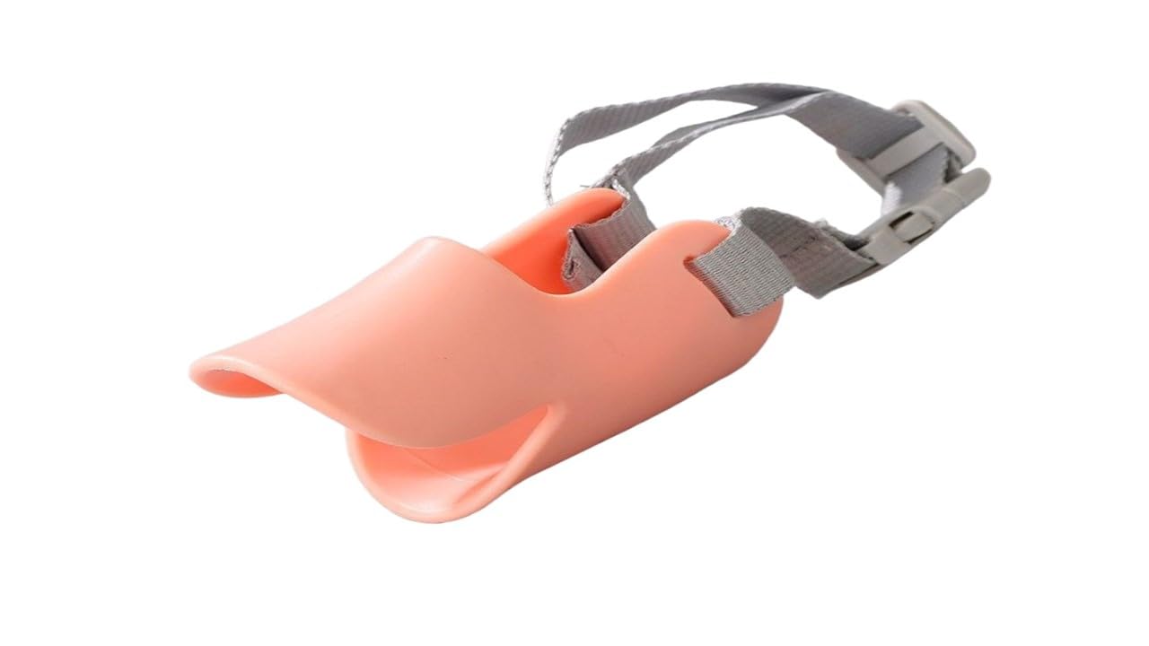 Dgsell Creations Cat Anti Bite Stop Barking Dog Muzzle Duck Muzzle Mask for Dogs Pet Mouth Cover, Pink (Small) (B0D9C5H43M) Amazon Price History, Amazon Price Tracker
