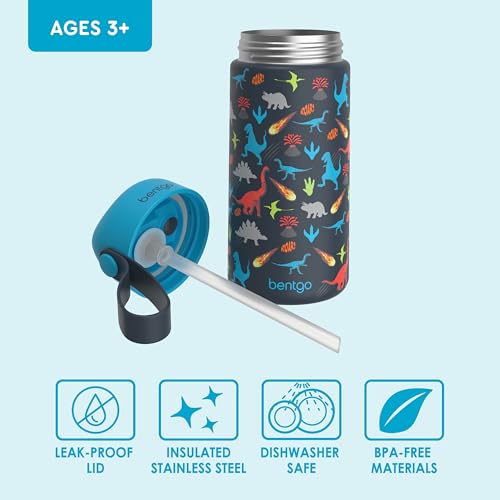Bentgo BGKSTBL ® Kids Stainless Steel Insulated Water Bottle thumb #4