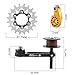 Bike Single Speed Fixie Cassette Conversion Kit 12T/13T/14T/15T/16T /17T/18T/19T/20T/21T/22T Chain Tensioner with Adaptor for Fixed Gear/Fixie Bike (20T,Black)