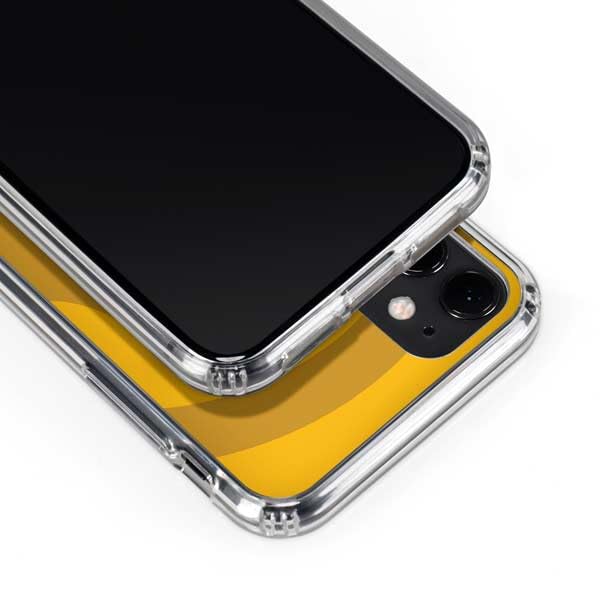 Skinit Clear Phone Case Compatible with iPhone 11 - Officially Licensed NFL Pittsburgh Steelers Double Vision Design