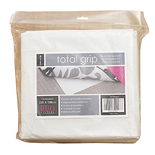 Rug Culture Total Grip Rug Pad for Carpet Floors, 270 cm Length x 180 cm Width