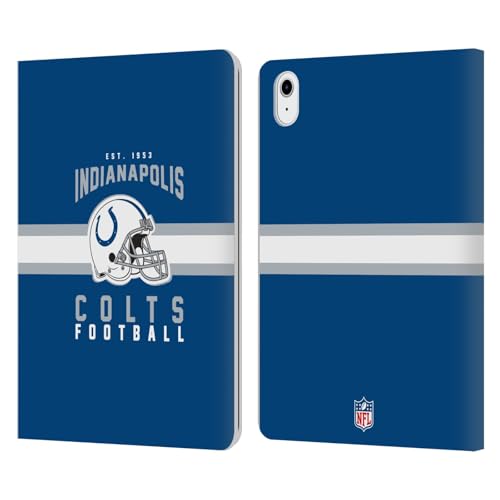 Étui portefeuille iPad Air 11 NFL Indianapolis Colts en cuir