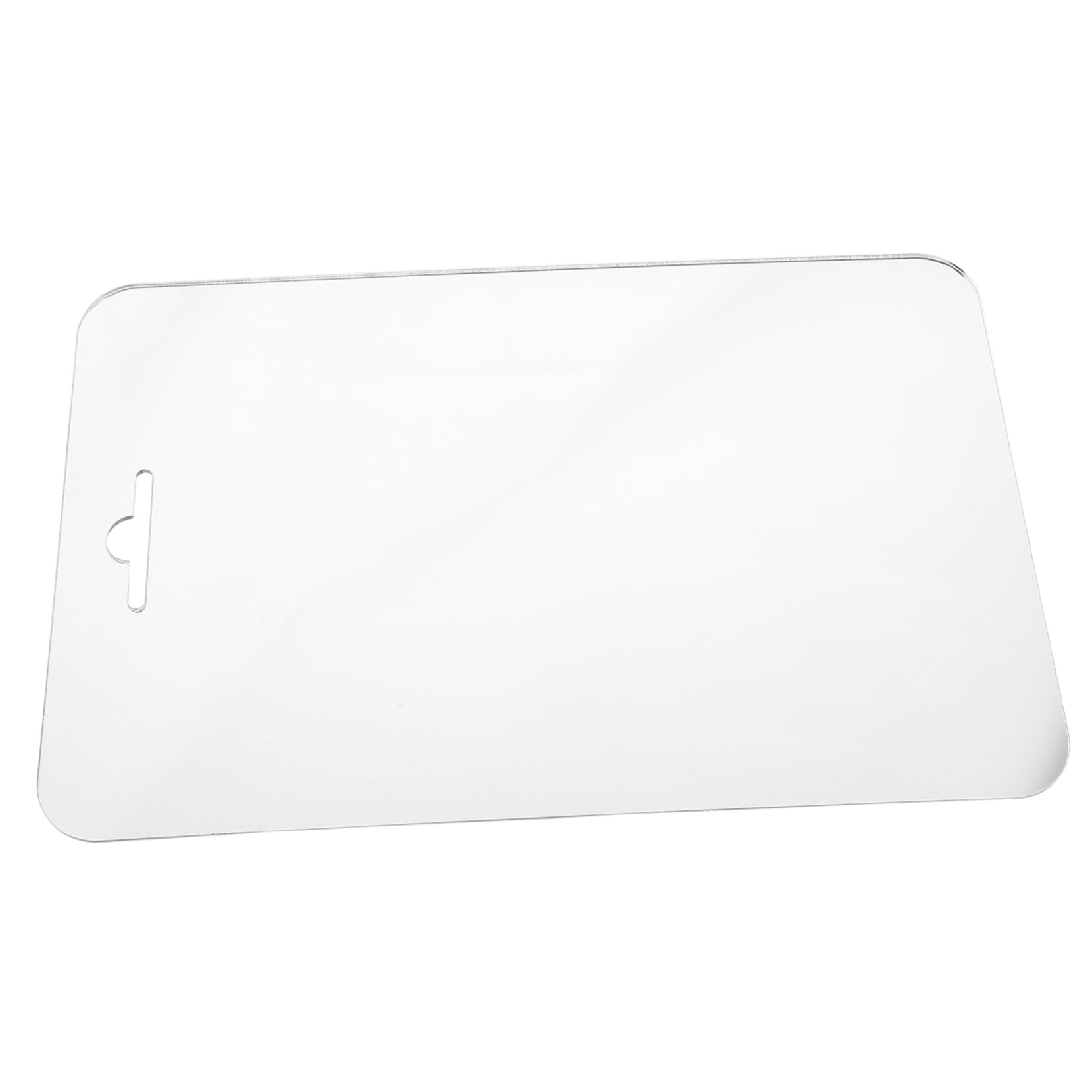 FOMIYES 30x20cm Acrylic Makeup Mirror Fogless Shower Shaver Shatterproof Bathroom Wall Hanging Mirror for Camping Travel