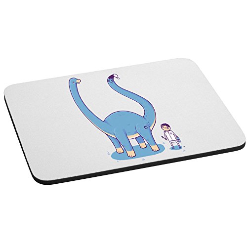 Computer Mouse Pad -"Someone on Your Level" Brontosaurus w/Painted Tail