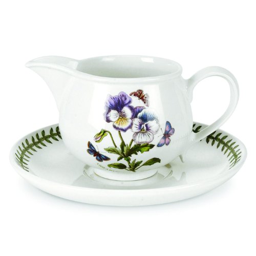 Portmeirion Botanic Garden Gravy Boat And Stand