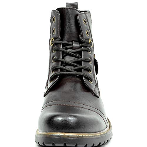 Image of Bruno Marc Men's Motorcycle Combat Boots