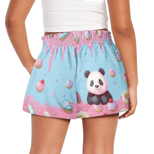 Girls Shorts 1-16 Kids Athletic High Waisted Running Swim Yoga Cute Graphic Shorts Pants2