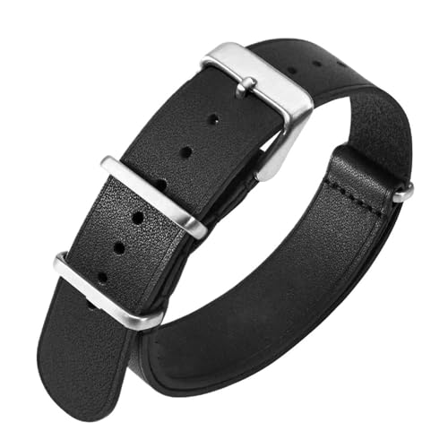 Bracelet de montre en cuir 18mm 20mm 22mm une pièce de veau homme femme