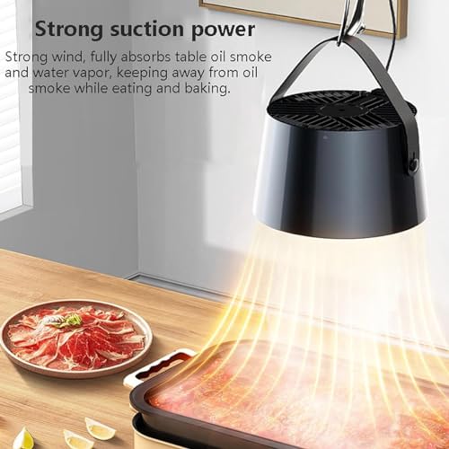 Extractor portátil recargable ideal para cenas de olla caliente y barbacoas 2