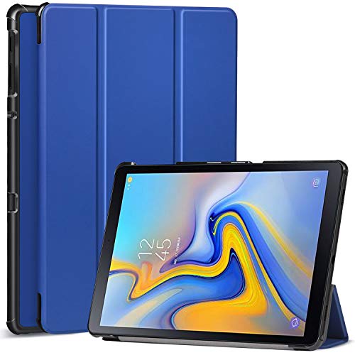Ztotop Case for Samsung Galaxy Tab A 10.5 Inch 2018, Smart Cover Slim Trifold Stand Case with Auto Wake/Sleep for Samsung Galaxy Tab A 10.5 Tablet, Blue