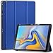 Ztotop Case for Samsung Galaxy Tab A 10.5 Inch 2018, Smart Cover Slim Trifold Stand Case with Auto Wake/Sleep for Samsung Galaxy Tab A 10.5 (SM-T590/T595/T597) Tablet, Blue