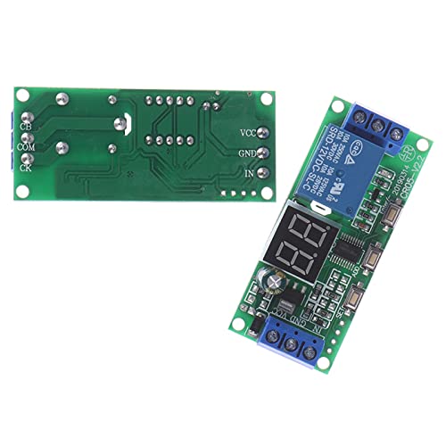 Módulo relé temporizador de 24V interruptor delay digital con funciones de bucle infinito DC 4
