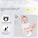 Fosoloni 3 Stück Baby Handtuch Kapuze, 80 X 80 cm Babyhandtuch Mit Kapuze, Kapuzenhandtuch Baby, Kleinkinder Badetücher mit niedlichen Ohren, Babybadetücher Für Babybaden, 0-3 Jahre