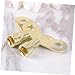 Veemoon 2pcs Radiator Key Metal Faucet Knob Tool for Radiator and Water Tap Easy Installation Water Shut-off Key for Plumbers and Home Use