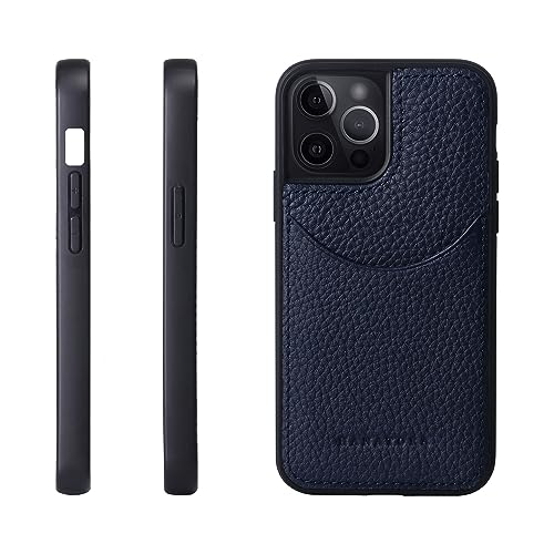 HANATORA for iPhone 15Pro �P�[�X �{�v �ϏՌ� �X�}�z�P�[�X �X�}�z �R�[�h�z���_�[ �t�� �V�������N�J�[�t���U�[ �M�t�g �}�O�l�b�g�Ȃ� �u���[�C���f�B�S CPG-15Pro-BlueIndigo