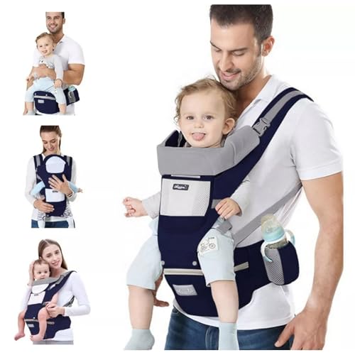 Bolsa Canguru Ergonômico Bebê Mãe Premium 12 Posições 3 Em 1 cor ...