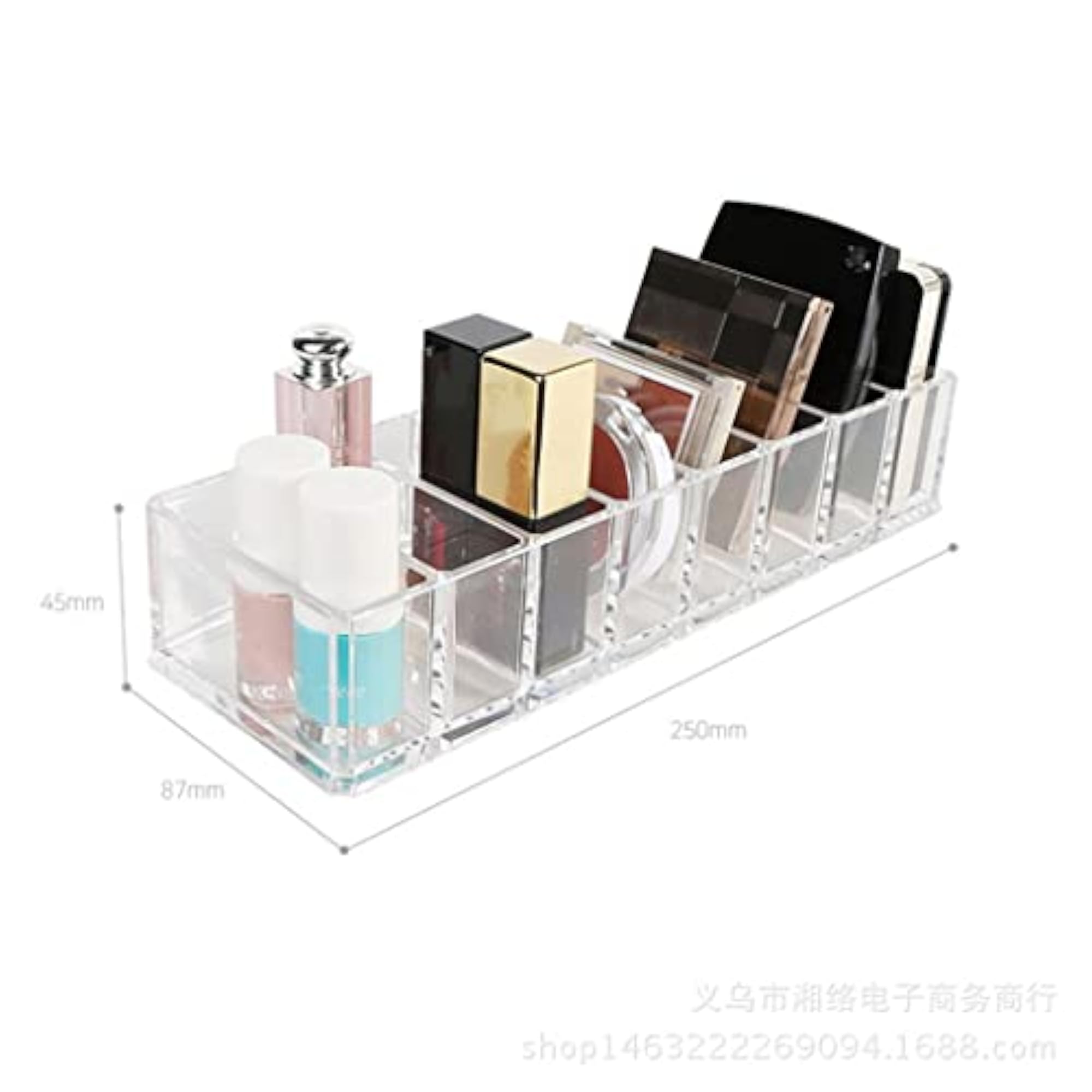 Large Acrylic Nail Polish Lipstick Pallet Holder
