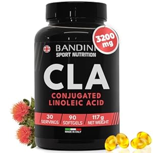 Bandini® CLA Supplement 3200 mg | High Strength Softgels – 80% Active Isomers Conjugated Linoleic Acid from Safflower Oil – Pre Workout Diet Integrator (Alternative of L-Carnitine) for Men & Women