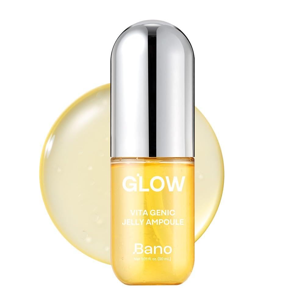 BANO Vita Genic Jelly Glow Ampoule | Glass Skin Face Serum (1.01 oz /30 ml)