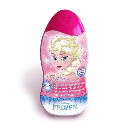 Disney Frozen 2-in-1 Shampoo & Conditioner for Kids and Adults – Extra Mild Formula, Gently Cleanses and Conditions, Ideal for All Hair Types, 400ml