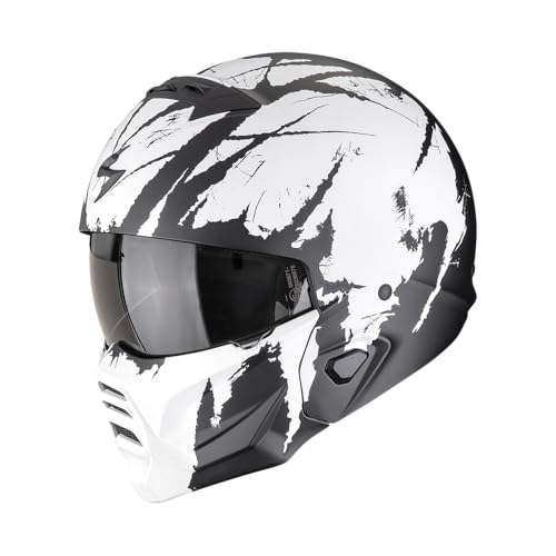 Kwikfit SCORPION EXO-COMBAT II MARAUDER Nero Opaco-Bianco L