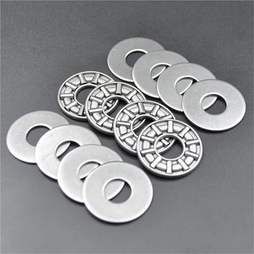 Butée à aiguilles AXK0821 haute précision 8 mm de diamètre avec double rondelles de guidage rigide