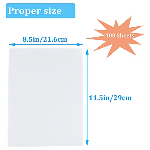 400 Pcs Artist's Tracing Paper A4 Size Translucent Sketching Paper,8.3 X 11.5 Inch Tracing Pad For Pencil,Marker And Ink #TOP2