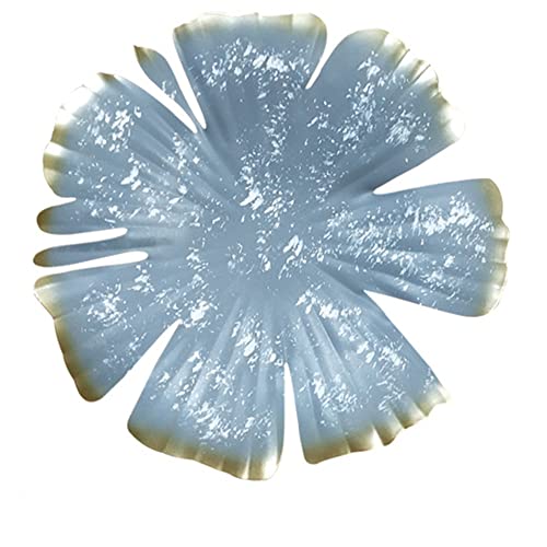 CINASA Exquisite Skulptur-Wanddekoration, 3D-Blumen-Wanddekoration aus Schmiedeeisen, Wand-Metallblumen-Skulptur, mehrschichtige Blumen-Wanddekoration, Heimdekoration