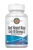 red yeast rice amazon Kal rojo levadura arroz CoQ10 Omega 3, Softgel (btl-plastic) 60 ct