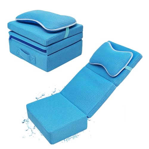 SEHAUSEU Hot Tub Booster Seat with Backrest & Bath Pillow