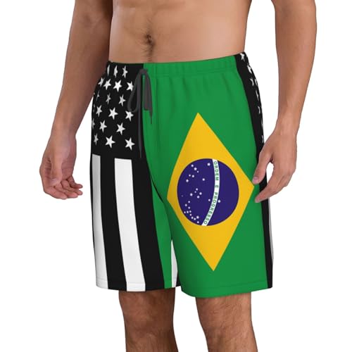 America Albania Albanian Flag Men's Swim Trunks Bathing Mesh Lining Suit Swimsuits Beach Shorts4