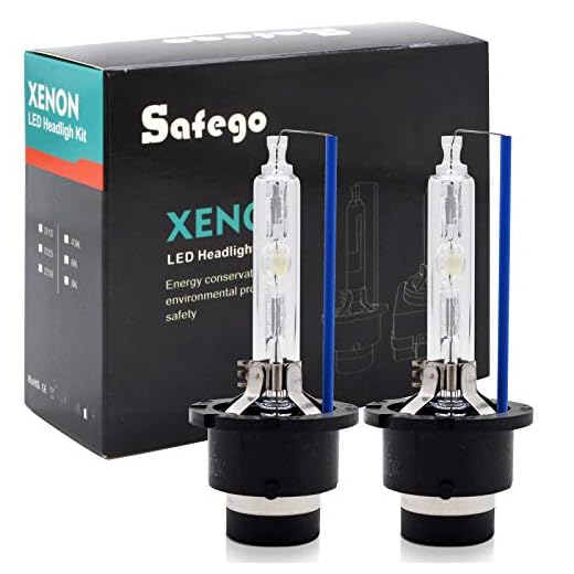 Safego 2X D2S Lámpara de Xenón de Faros Bombilla Hid Xenon Luz Luces de Coche para Coches Blanco Frio Ac 12V 35W 8000K