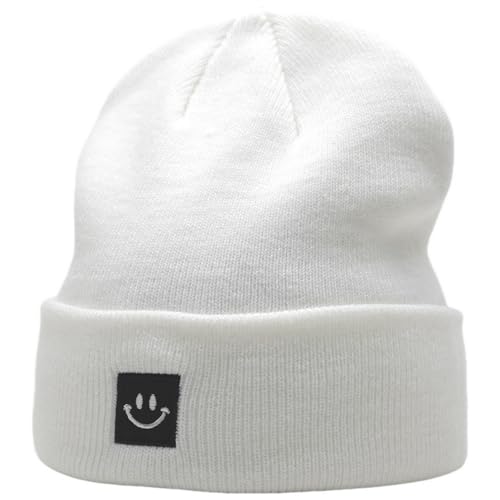Image of 55cube Knit Beanie Hat Cuffed Plain Skull Cap for Men Women