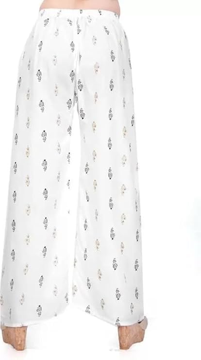 AALIT Women's Rayon Printed Palazzo Pants – Free Size, Wide-Leg, Comfortable for Casual, Office-picture-36