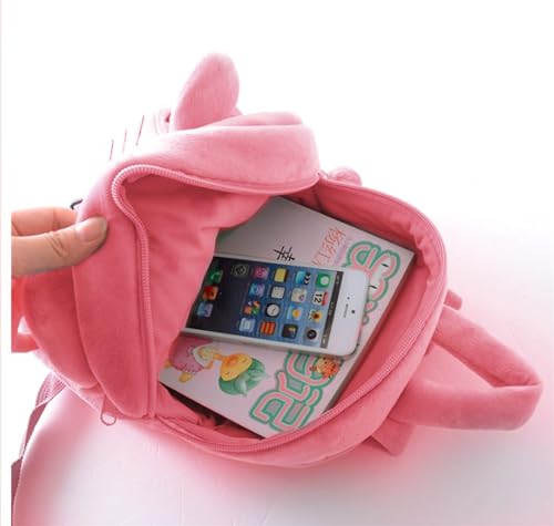 Image of Frantic Soft Cute Kids School Bag Picnic Backpack(PinkElephant)
