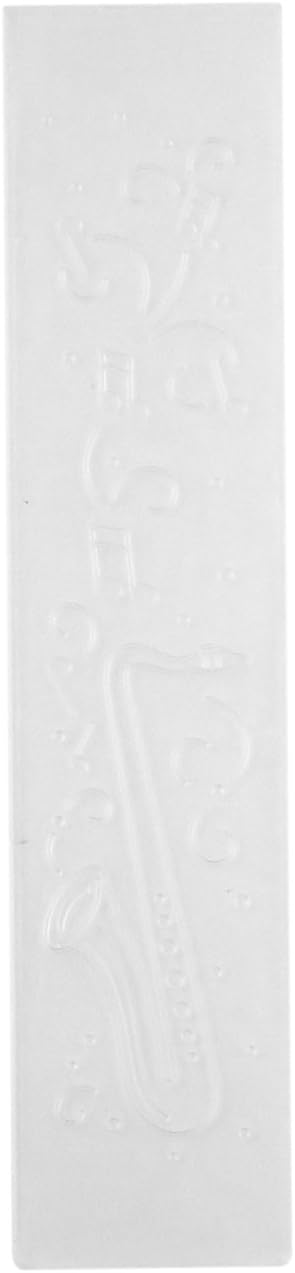 Joy Craft Border Saxophone Embossing Folder, 1 x 6