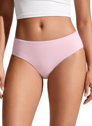 Image of CRZ YOGA Mid Waisted Bikini Bottoms | Mid Cut Leg, Medium Bum Coverage, Full Lining, Swim, Bathing Suit Briefs for Women