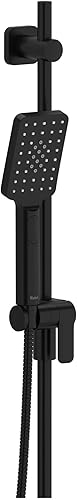 Riobel 4835BK - Riel de ducha manual, Negro