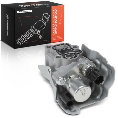 A-Premium VTEC Solenoid Spool Valve Assembly w/Oil Pressure Switch & Gasket Compatible with Acura & Honda Models - 2.0L 2.4L - RSX Accord Civic CR-V Element - Replace# 15810-PNE-G01 15810-PPA-A01