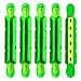 Tqyijhy 5 Pcs Fishing Coiling Plate Clip Winding Board Fishing Line Holder Wrapping Board Clips Clamp Fishing Rod Tool Parts Fishing Line Rod Spools Holder Storage Rack, Green