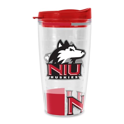 Rico Industries NCAA Northern Illinois Huskies Double Wall 16oz Tritan Tumbler