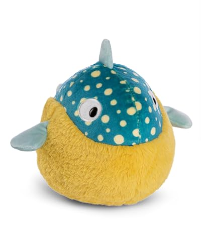 NICI Poisson-ballon Volker 20cm - Peluche pour câliner et aimer, Peluche produite de manière durable à partir de matériaux recyclés - 49793