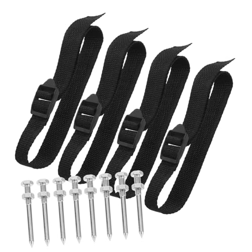 OKUMEYR Lawn Aerator Shoe Stake Aerator Nail for Garden Spikes Strap for Aerating