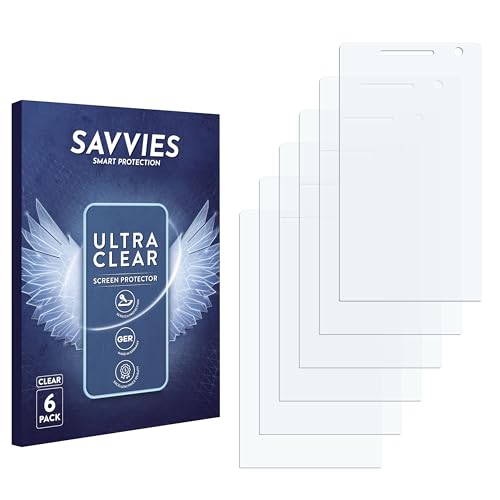 savvies Protection Ecran pour HTC Touch Diamond 2 6 Pièces - Film Protection Ultra Clair