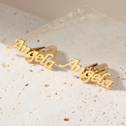 Mancuernillas Personalizadas de Acero Inoxidable Doradas miniatura 6