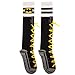 Bioworld Batman Faux Lace Up Knee High Boot Socks w/Cuff - One Size Black 5-10